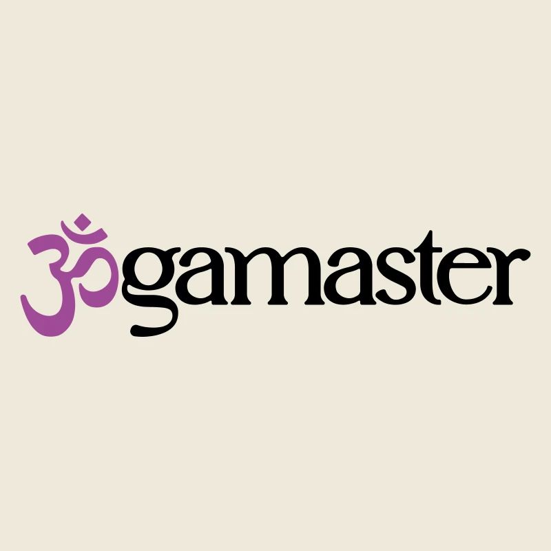 Jogamaster - Typografisches OM (3-Farbig)