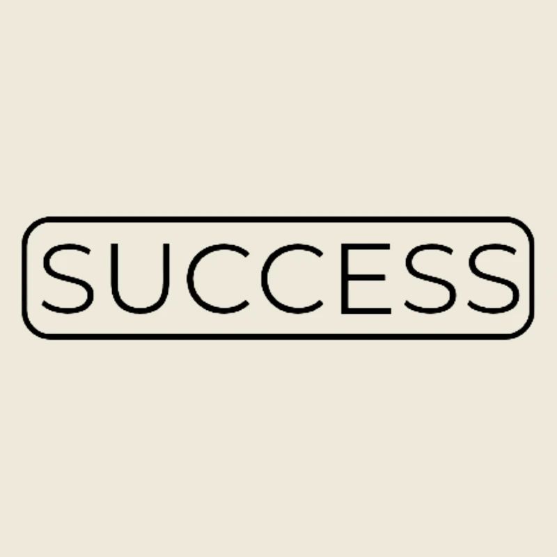 Conception typographique minimaliste à succès