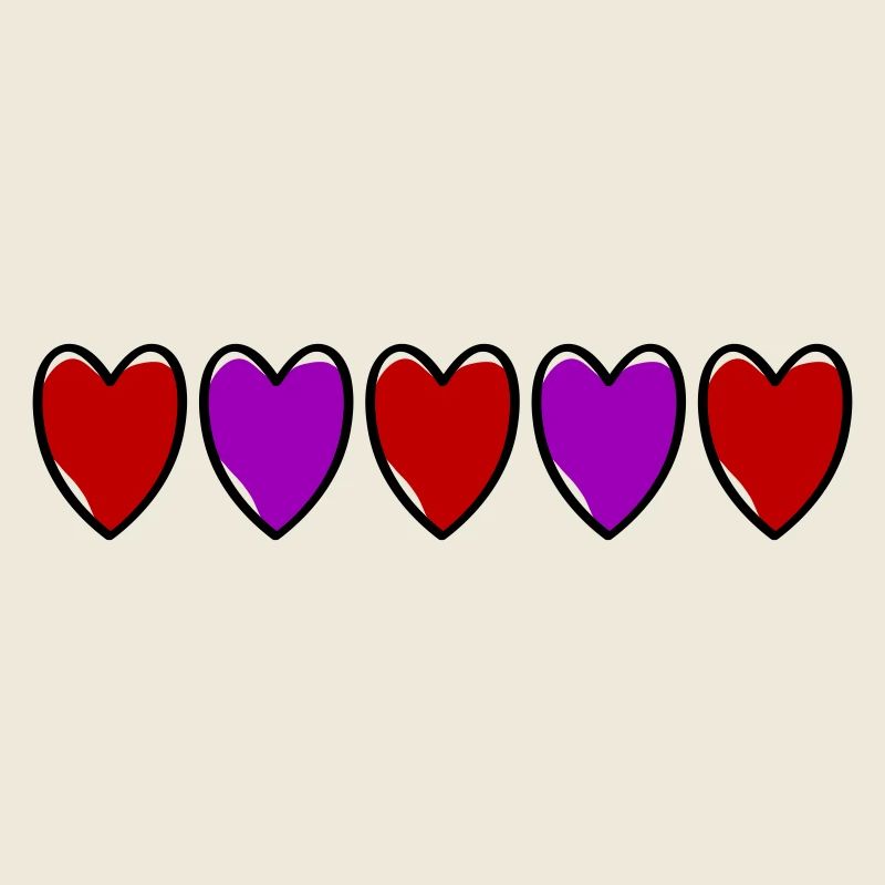 Herzen Linie Liebe