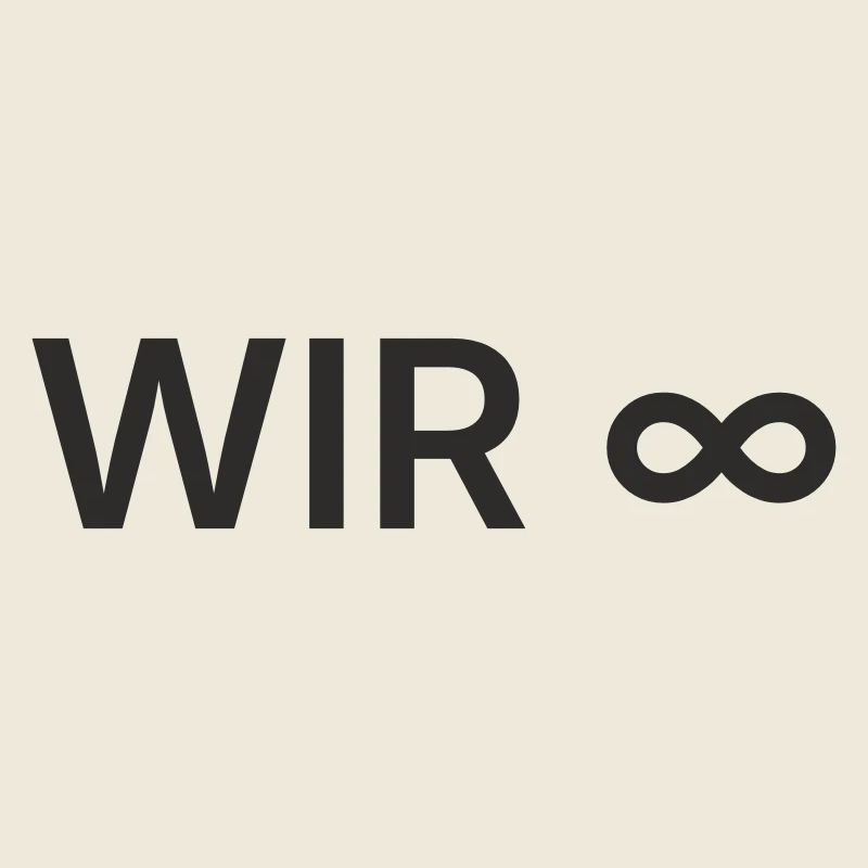 WIR Unendlich – Minimalistisches Design
