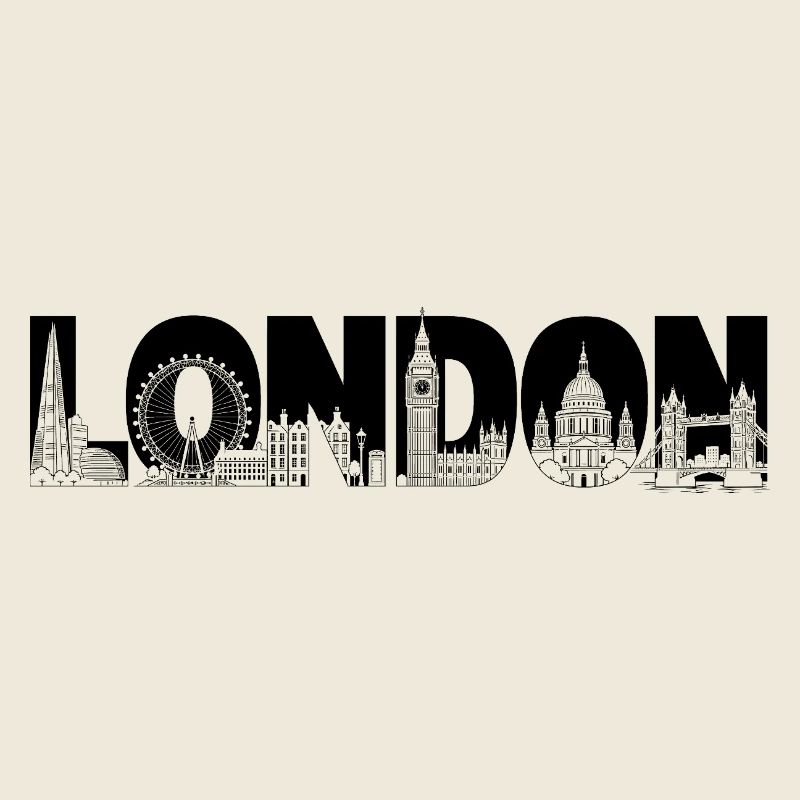 Londres Royaume-Uni, Angleterre Silhouette