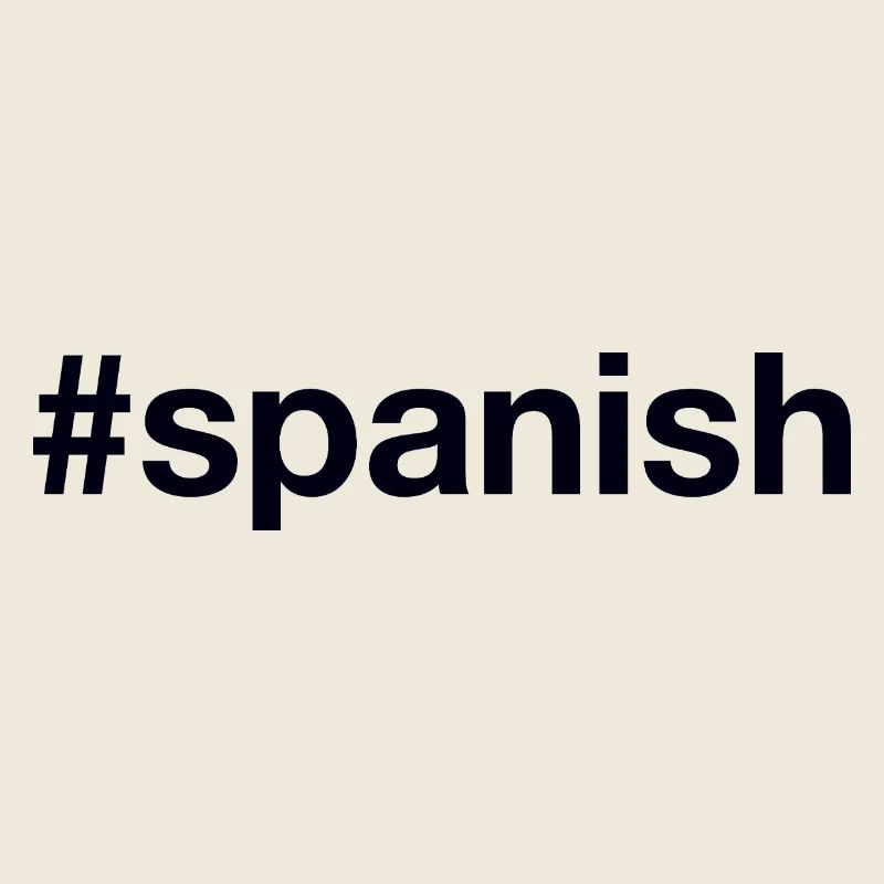 SPANISH Hashtag Spanisch