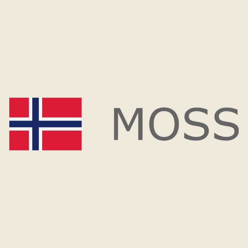 Norway Flag - Moss - Norge - Norwegen