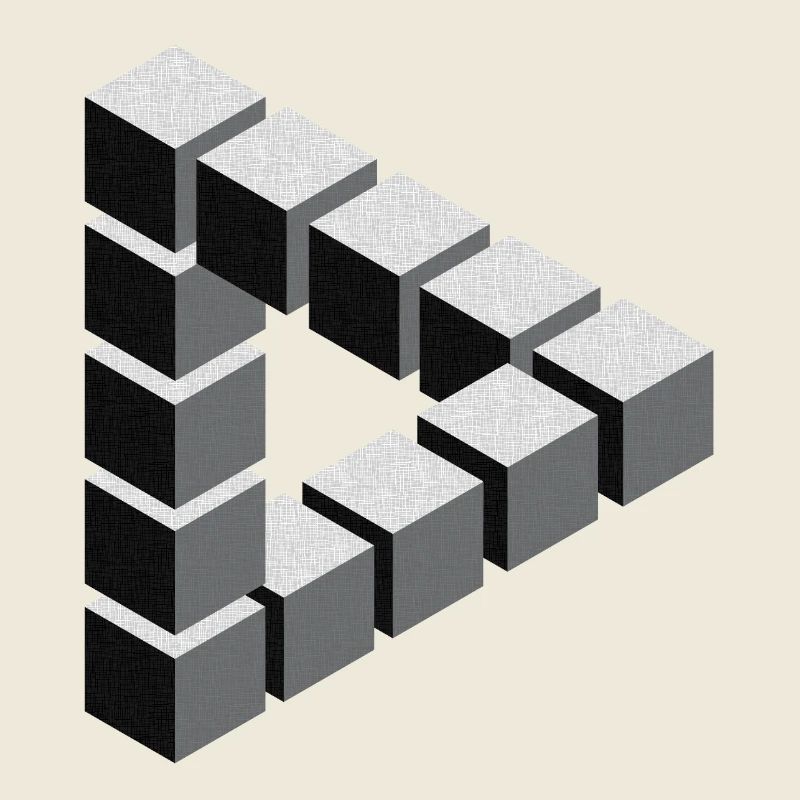 Impossible Figure Escher Geometry Fantasy