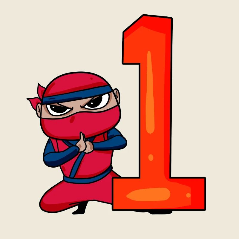 Garçon 1 An 1er Anniversaire Garçon Ninja