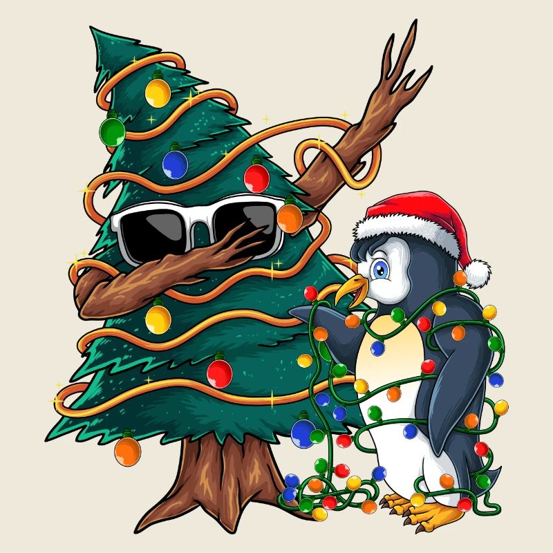 Dapping Christmas Tree -Dapping Christmas Sweater