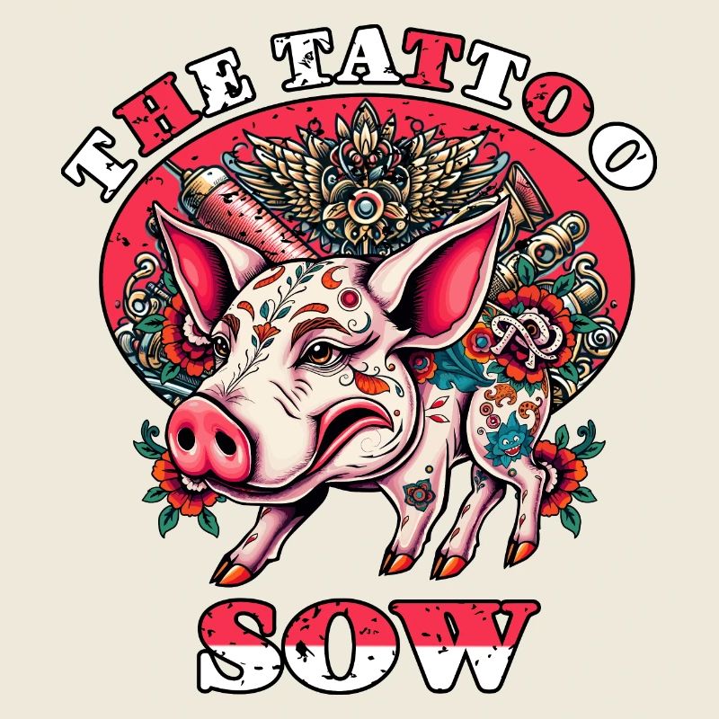 Le cochon tatoué