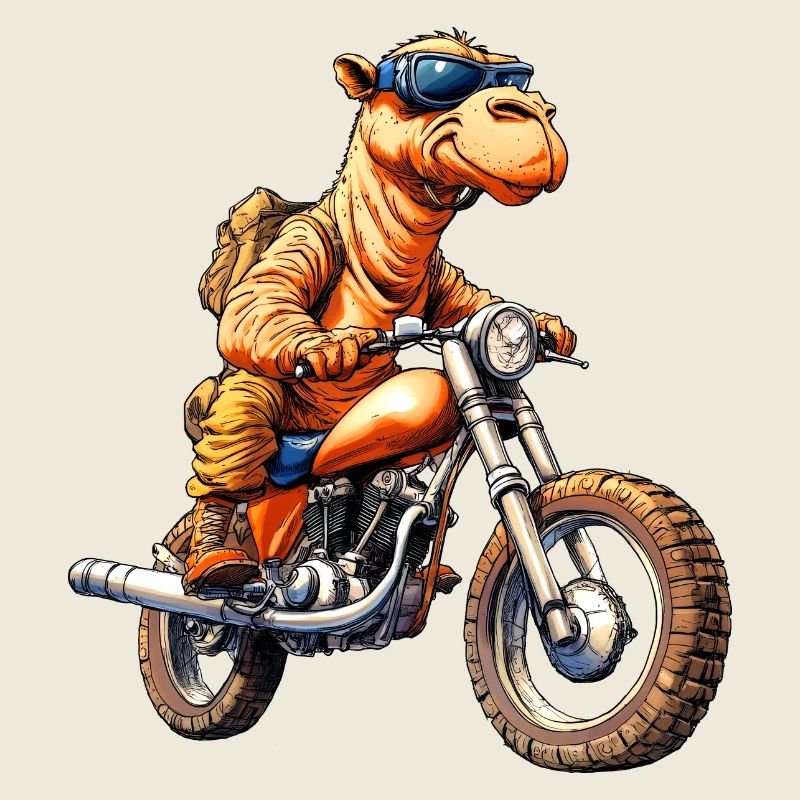 Kamele Motorrad