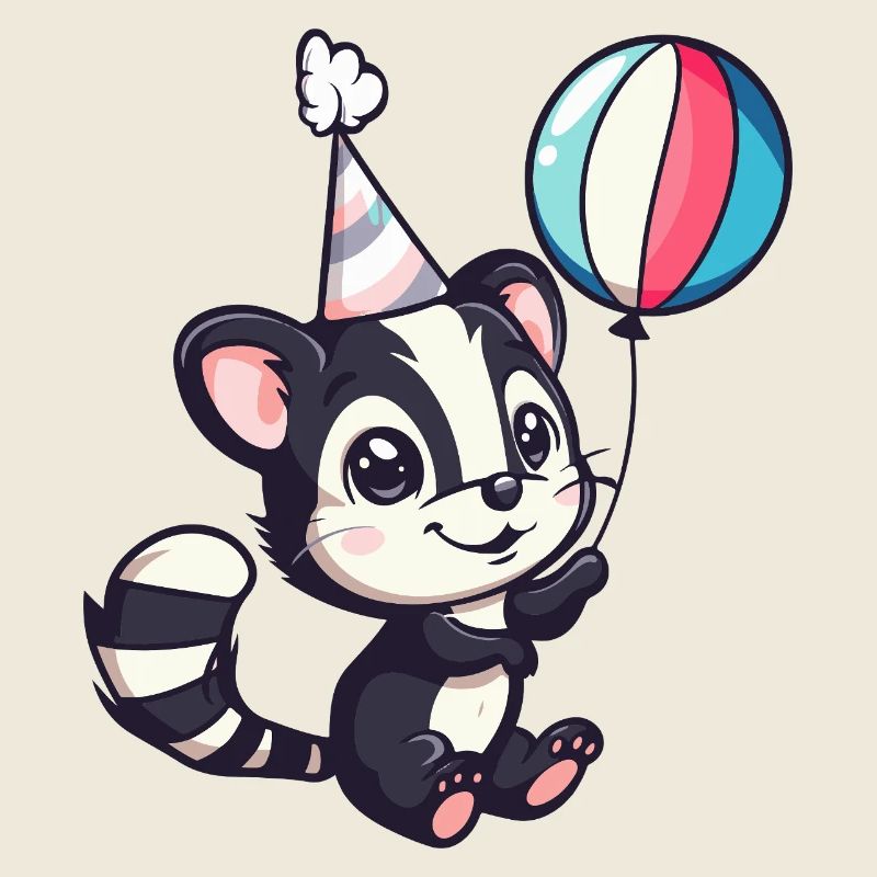 Skunk Birthday Baby