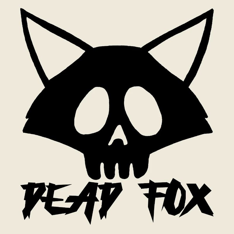 Black Fox Skull