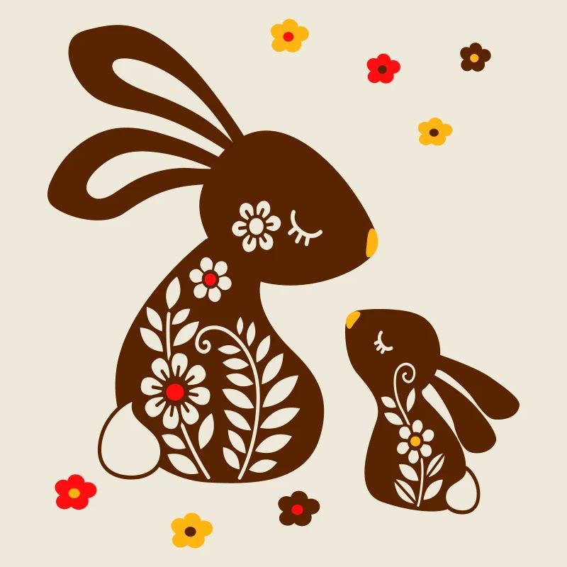 Ostern mit Osterhasen