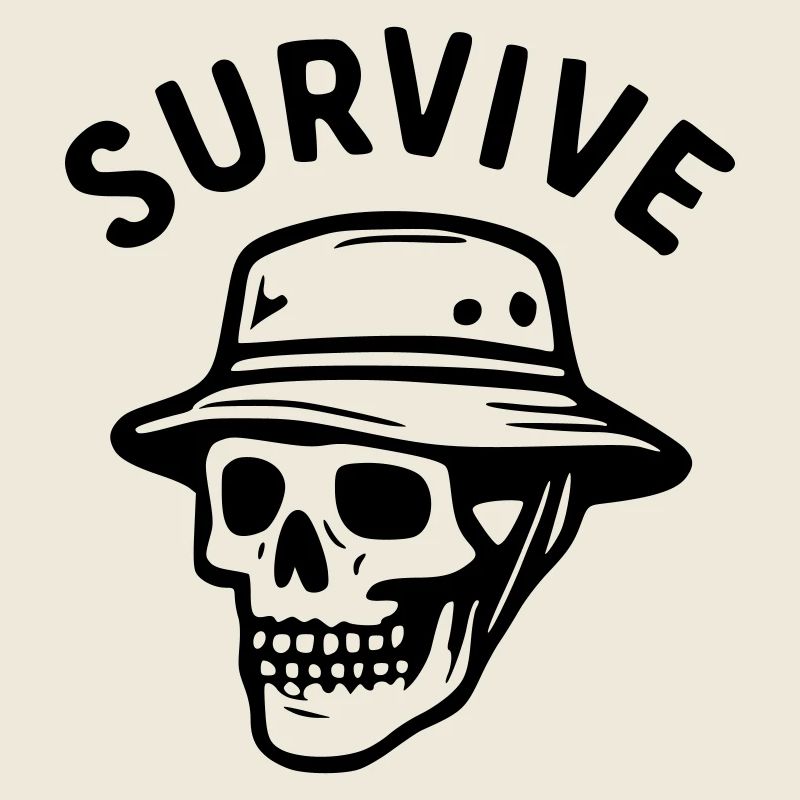Survive - skull