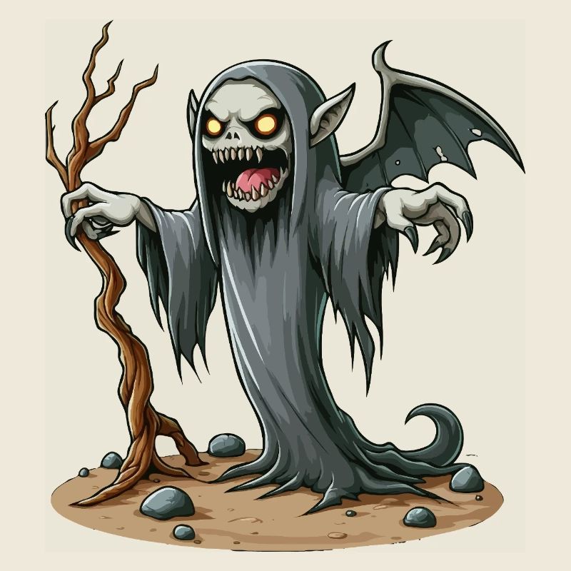 Sensenmann-Banshee auf der Erde