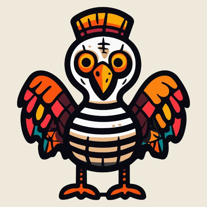 Turkey Halloween Zombie
