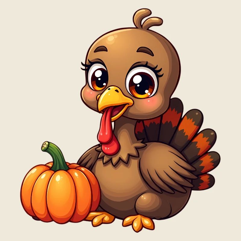 Bébé dinde de Thanksgiving