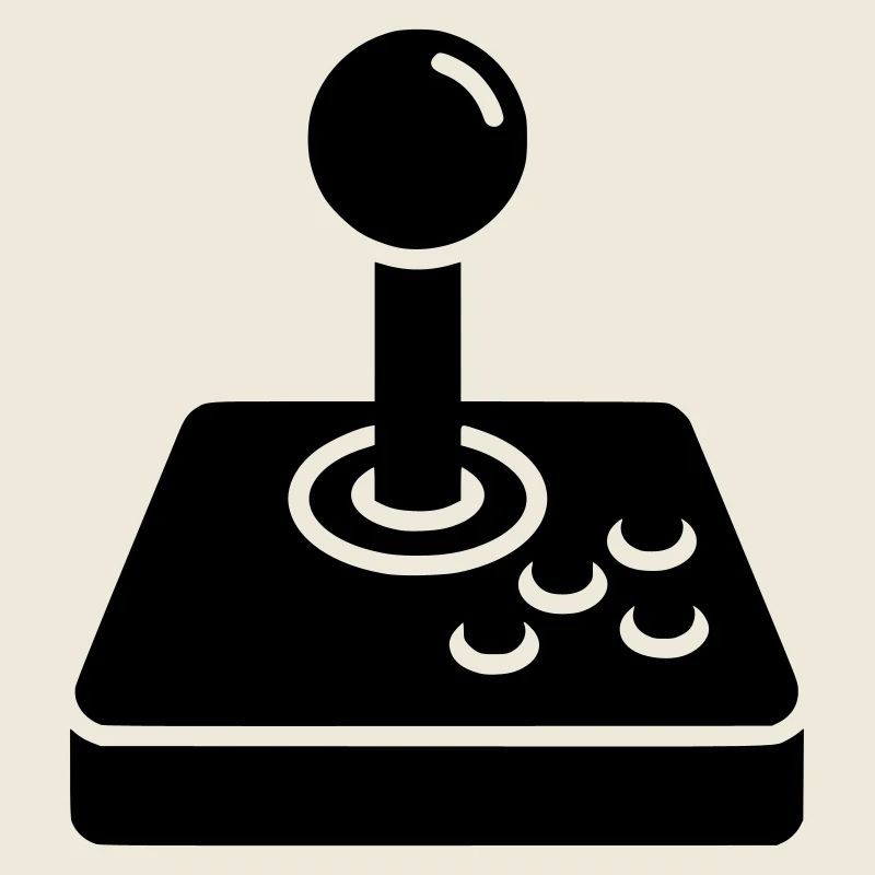 Icône d’arcade rétro joystick