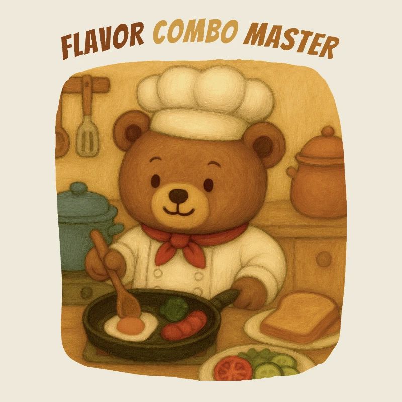 Teddy Bear in Chef's Costume