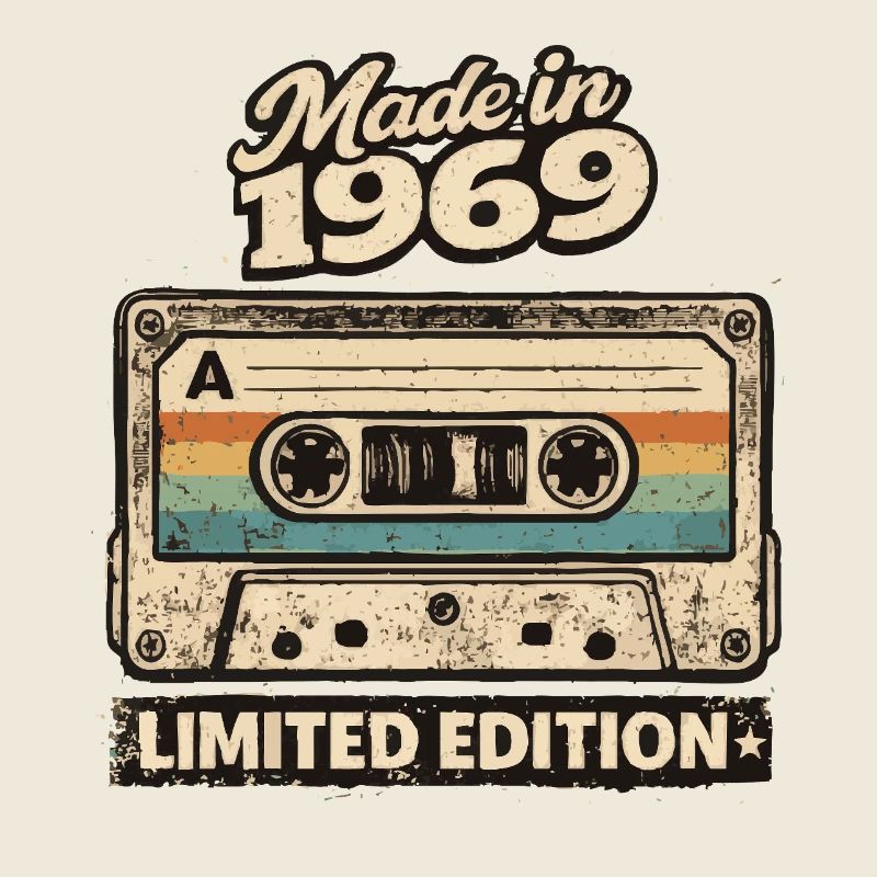 Fabriqué en 1969 Édition limitée Retro Cassette