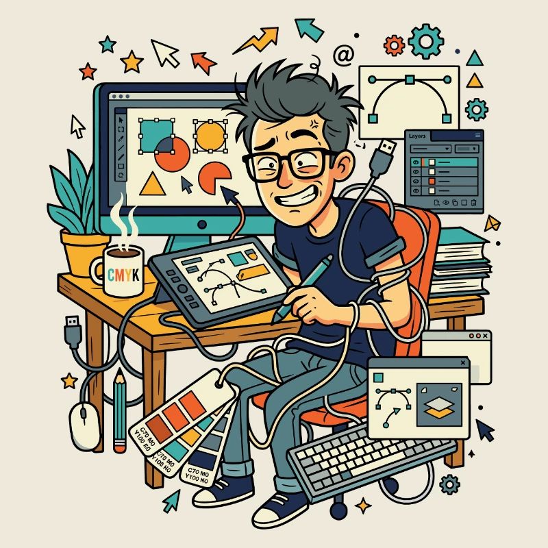 Graphic Designer Workflow Chaos
