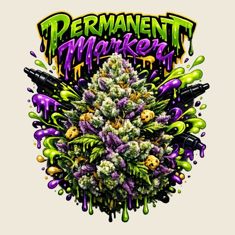 Permanent Marker Graffiti Print