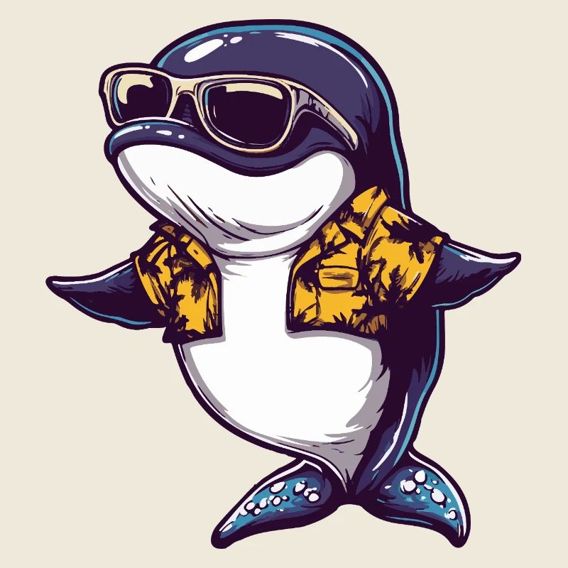 Vacances de bandes dessinées Whale