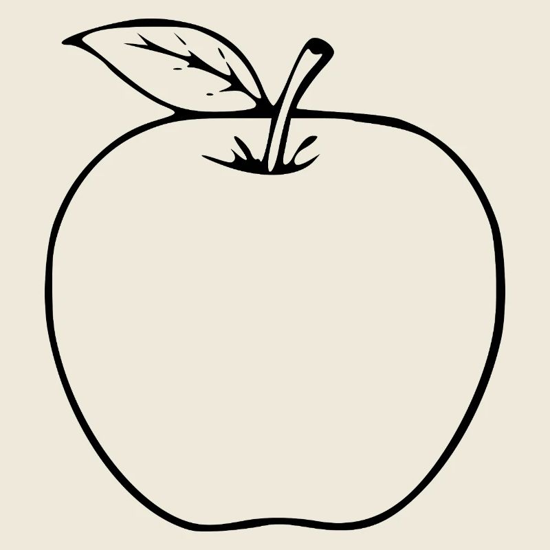 Apfel minimalistisch Geschenk