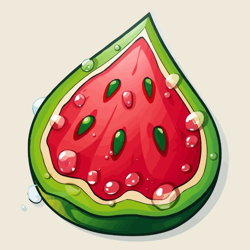 Cartoon Melon Summer