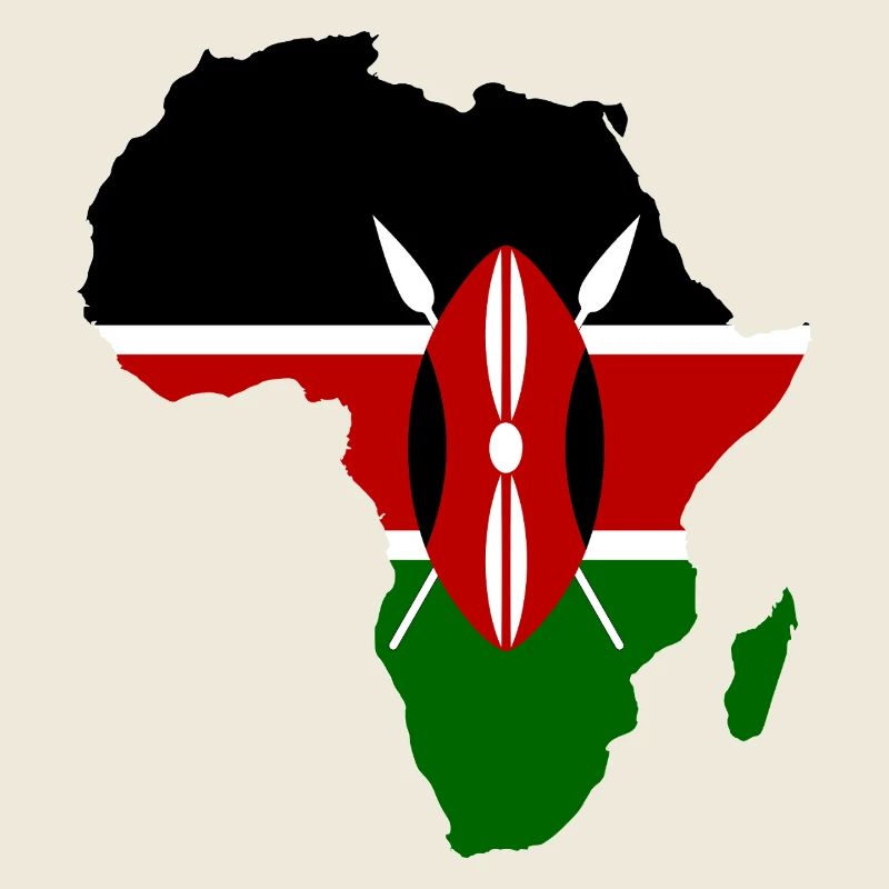 Kenia_Flagge_Afrika_used