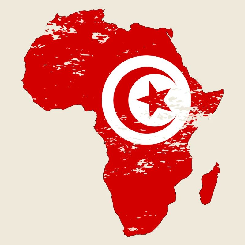 Drapeau de la Tunisie Afrique
