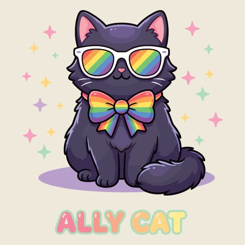 Pride-Monat LGBTQ – Ally Cat