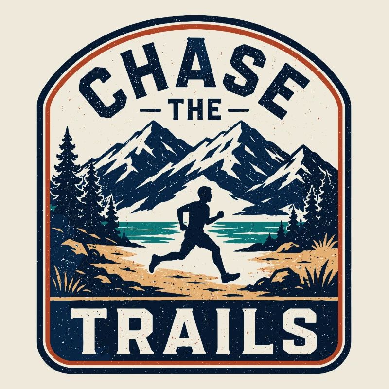 Chase the Trails Mountain Runner Abzeichen