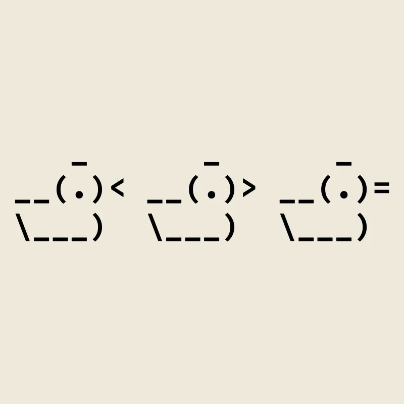 Triple Duck - Ascii Art