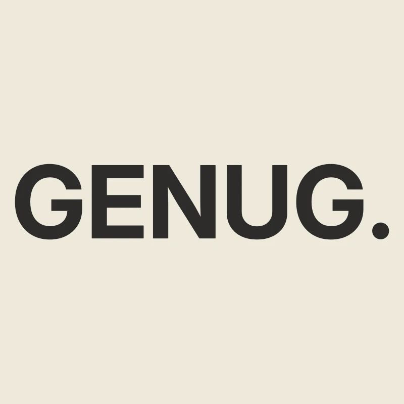GENUG Punkt – Minimalistisches Statement Design