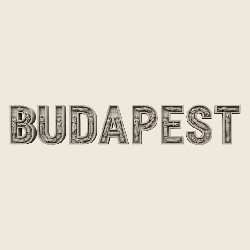Budapest Architecture Typography