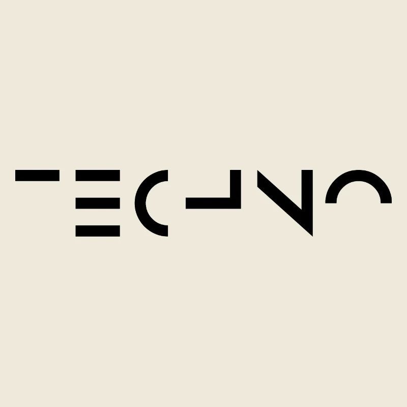 Minimal-Techno-Musik-Logo