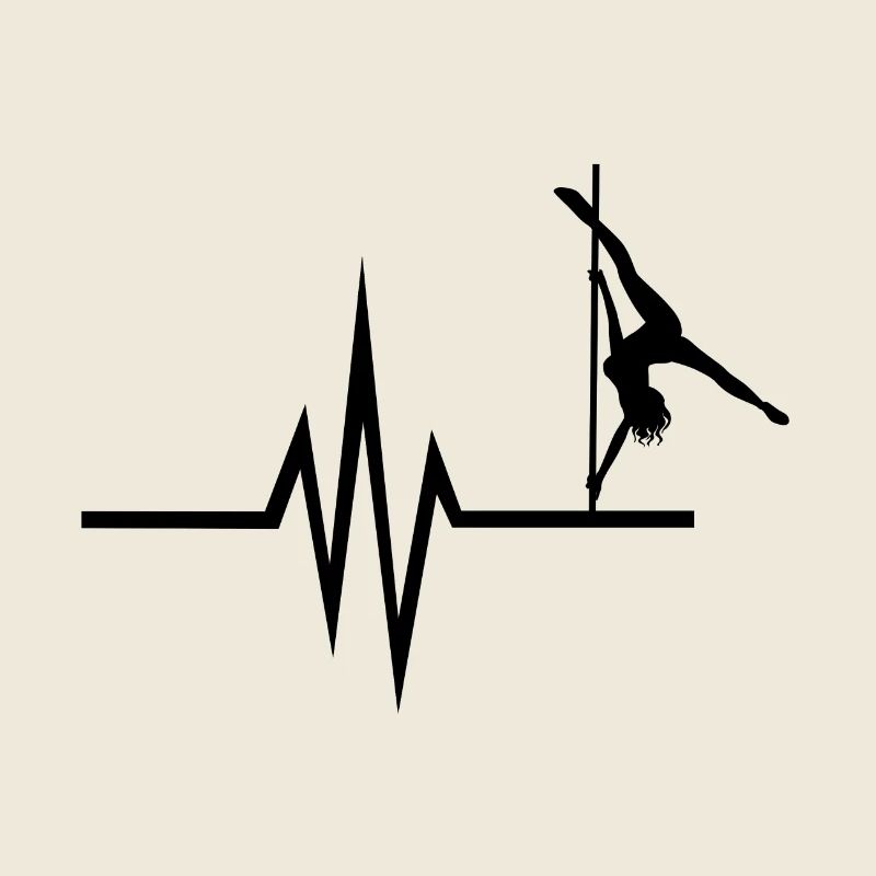 Mon cœur bat pour la pole dance - danse pole dancing