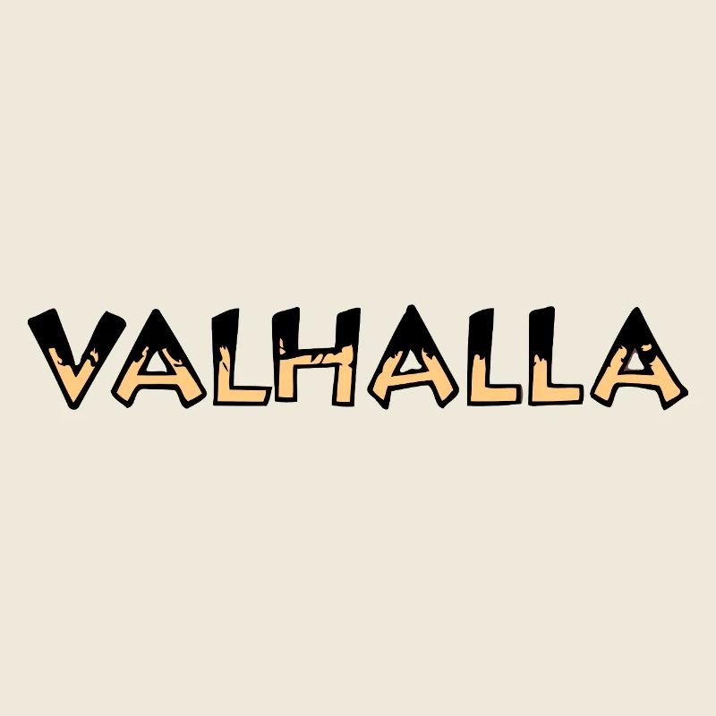 Valhalla Rune Jaune et Noir