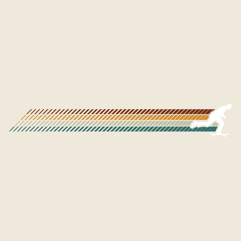 Sunset Stripes Runner Silhouette