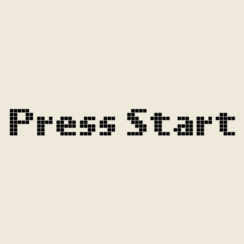 press start - space invader