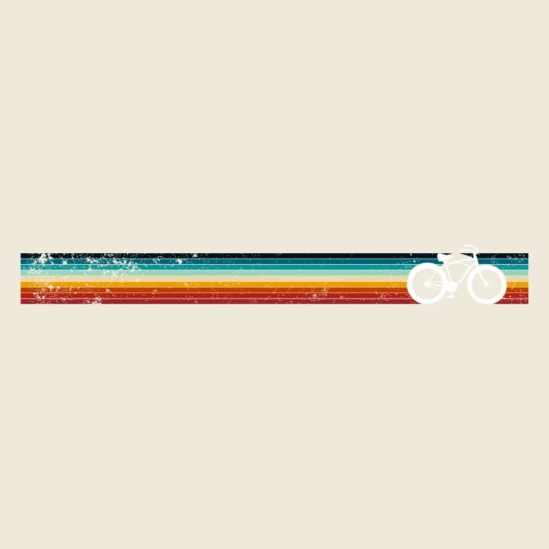 Rainbow Stripe Bicycle Design