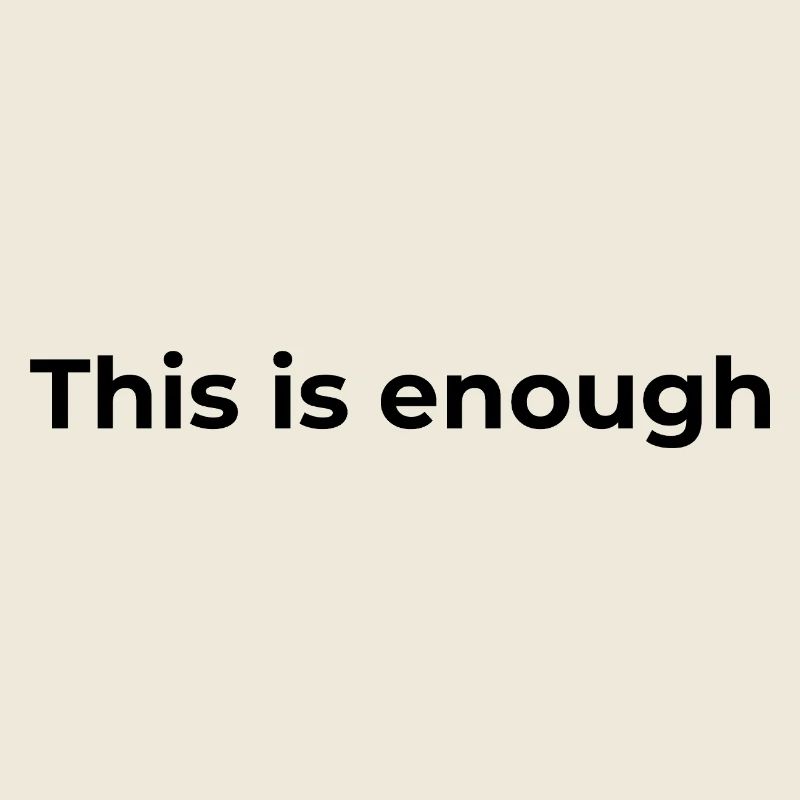Affirmation Gift | This is enough