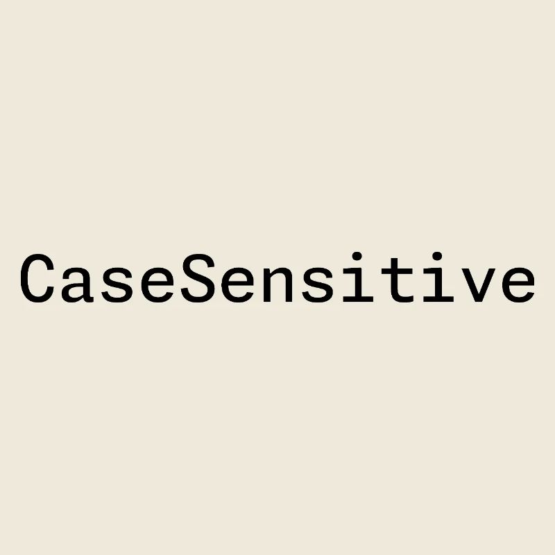 CaseSensitive Entwicklerhumor