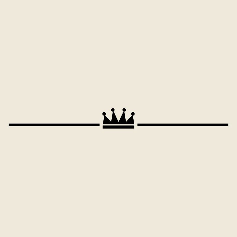 Crown Symbol Line