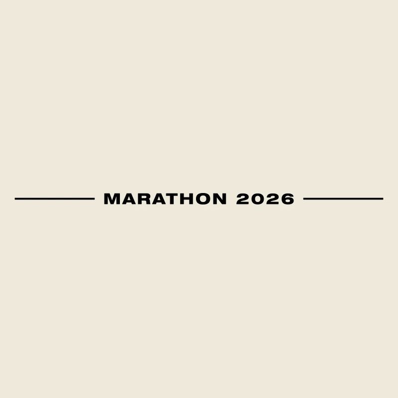 Marathon 2026 Linie