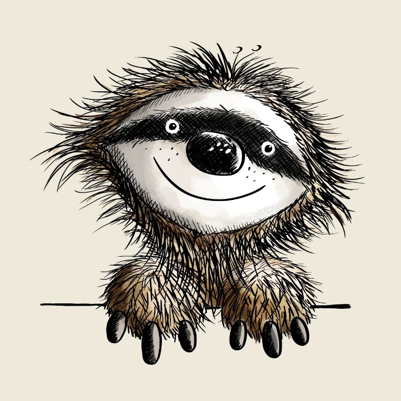 Smart Sloth - Sloths - Comic - Fun
