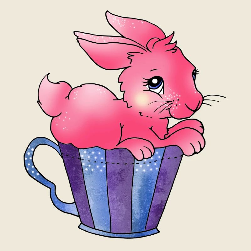 Spreadshirt Easter bunny in cup2