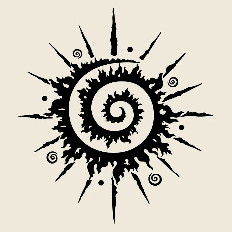 Midsummer sun, pinwheel