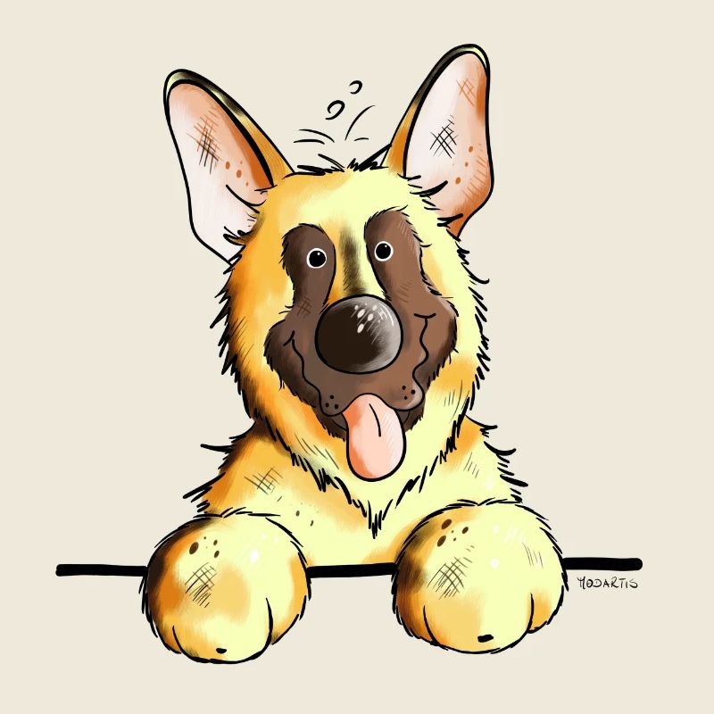 Funny German Shepherd