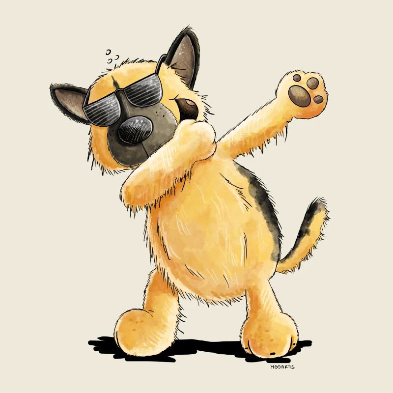 Dab Dance Deutscher Schäferhund