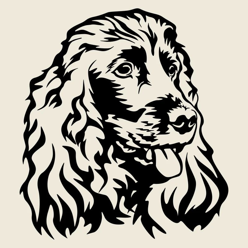 Cocker Spaniel Kopf